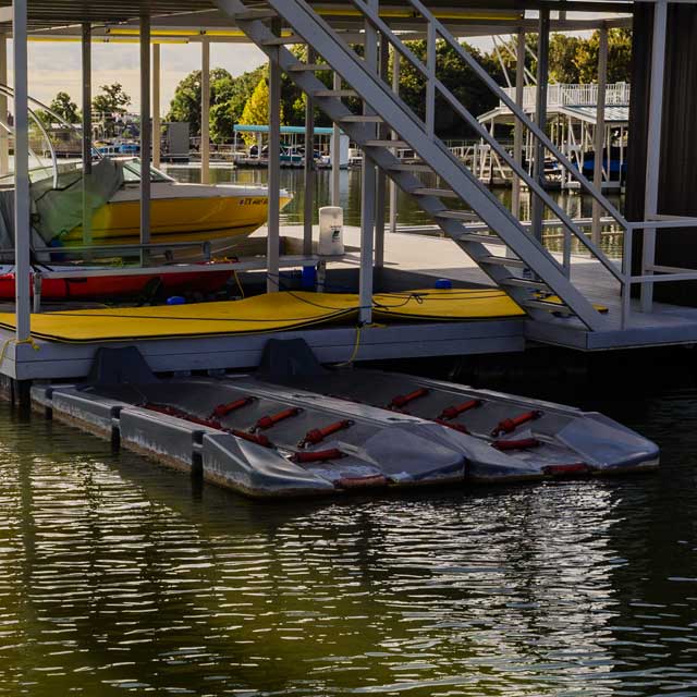 Jet Ski Docking Side by Side