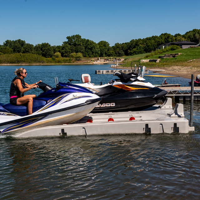 Jet Ski Docking Side by Side