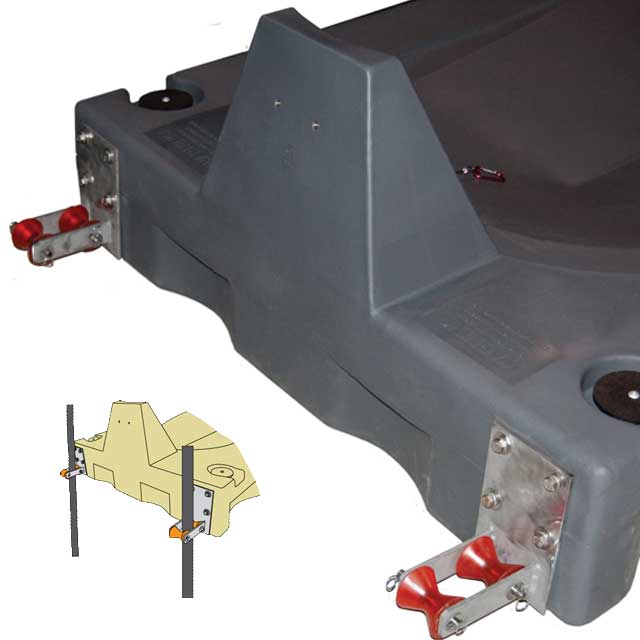 Fixed Dock Roller Bracket for PWC port